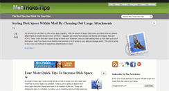Desktop Screenshot of mactricksandtips.com